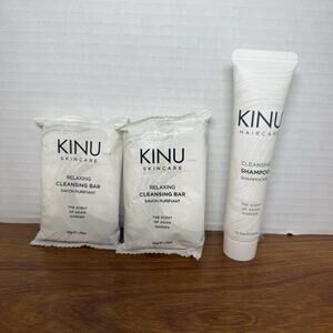 KiNU Skin Care Relaxing cleansing BODY Bar X2 Cleansing Shampoo X1 Aria